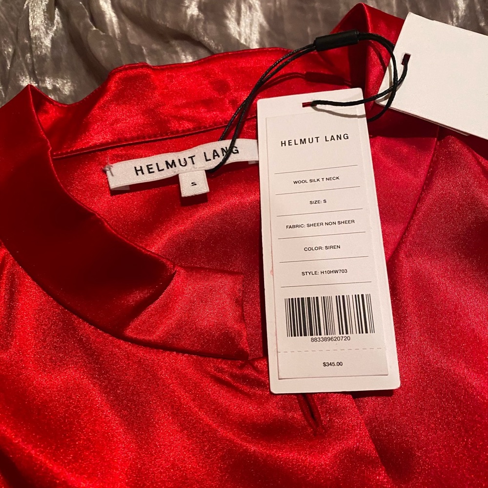 Helmut Lang Silk Top
